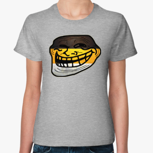 Женская футболка Trollface
