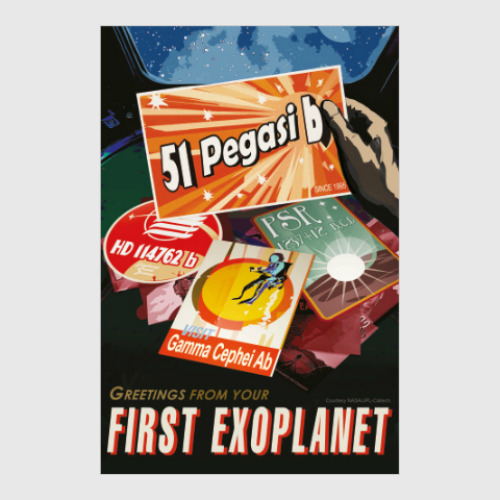 Постер 51 Pegasi b: greetings from your first exoplanet