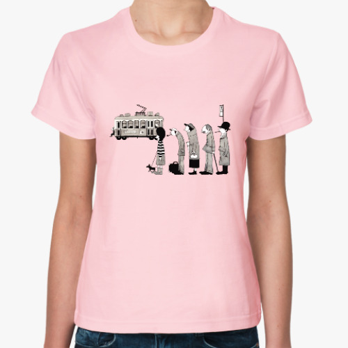 Женская футболка Трамвай №10