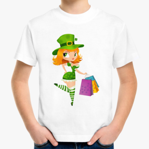 Детская футболка Irish shopping