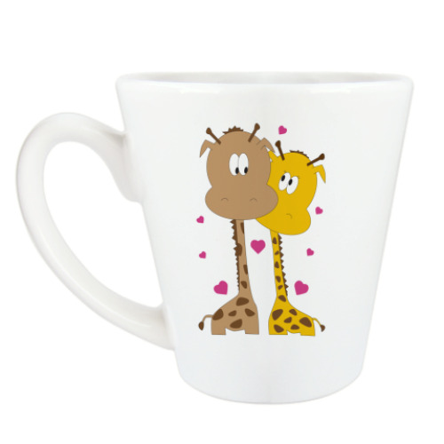 Чашка Латте Жирафы