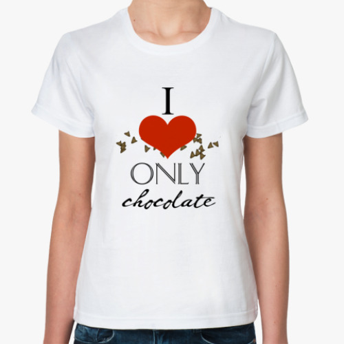 Классическая футболка  chocolate