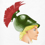 Афина в коринфском шлеме
