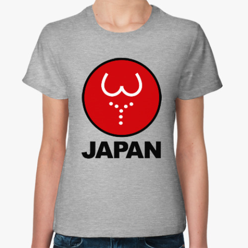 Женская футболка Японская леди