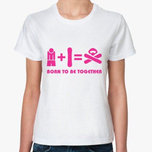 Классическая футболка Born to be together