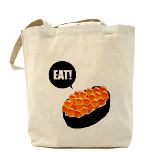 Сумка шоппер Eat Sushi Холщовая сумка