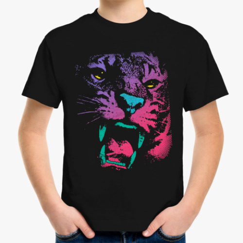 Детская футболка Абстрактный Тигр