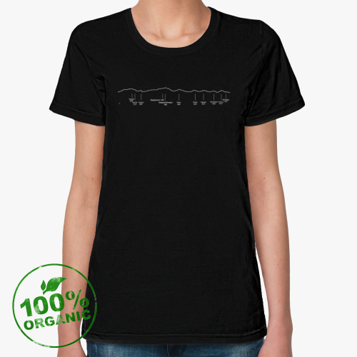 Женская футболка из органик-хлопка Базардюзи