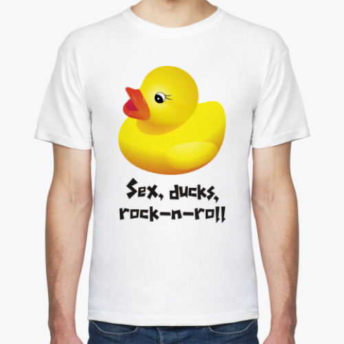 Футболка Rock-n-roll duck