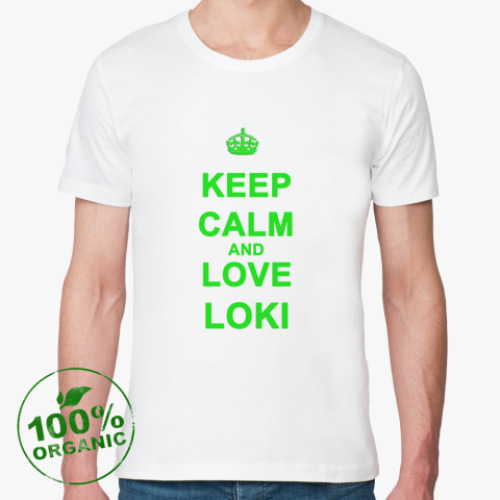 Футболка из органик-хлопка    Love Loki