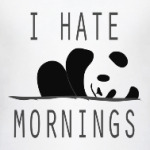 I hate mornings