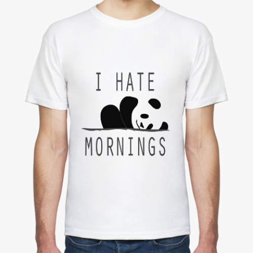 Футболка I hate mornings