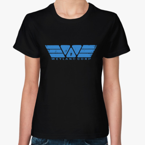 Женская футболка Чужой. Weyland-Yutani Corp