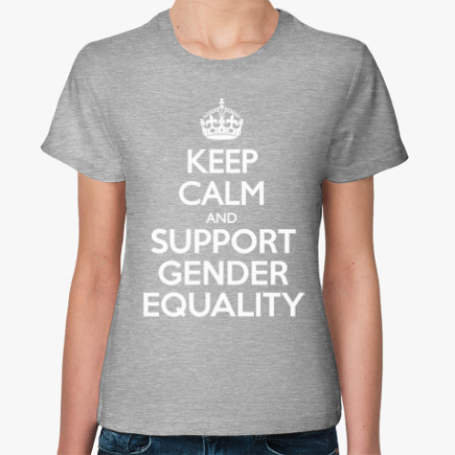 Женская футболка Gender equality