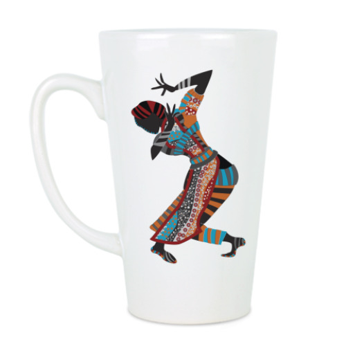 Чашка Латте Африканские мотивы