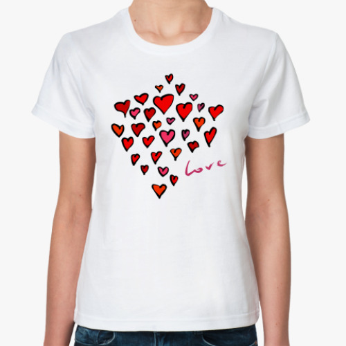 Классическая футболка Love