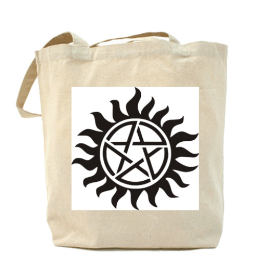 Сумка шоппер Пентаграмма - Supernatural