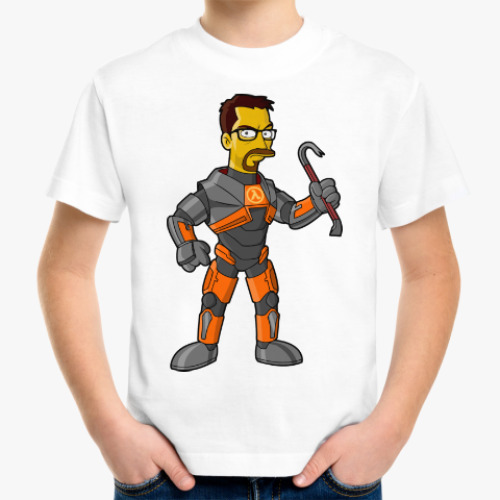 Детская футболка Half-Life (Симпсоны)