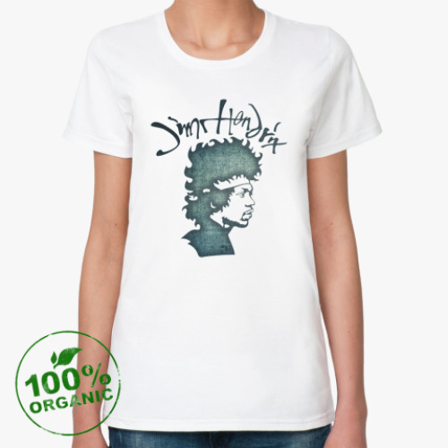 Женская футболка из органик-хлопка Jimi Hendrix