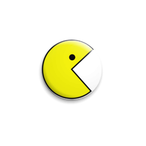 Значок 25мм pacmen