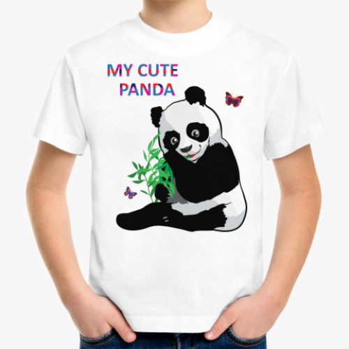 Детская футболка  Панда