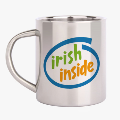 Кружка металлическая Irish inside