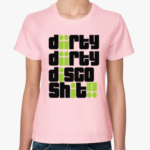Женская футболка Грязное диско