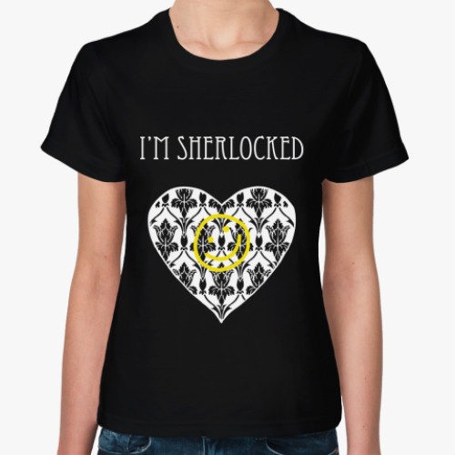 Женская футболка Sherlock Шерлок Холмс