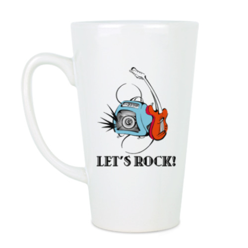 Чашка Латте Let's Rock!