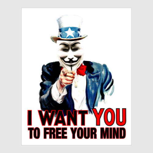 Постер Anonymous Uncle Sam