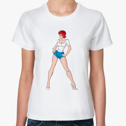 Классическая футболка Сексуальная Девушка