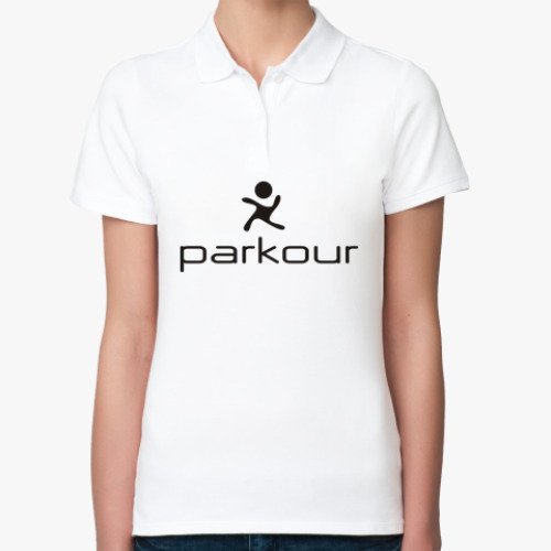 Женская рубашка поло Parkour