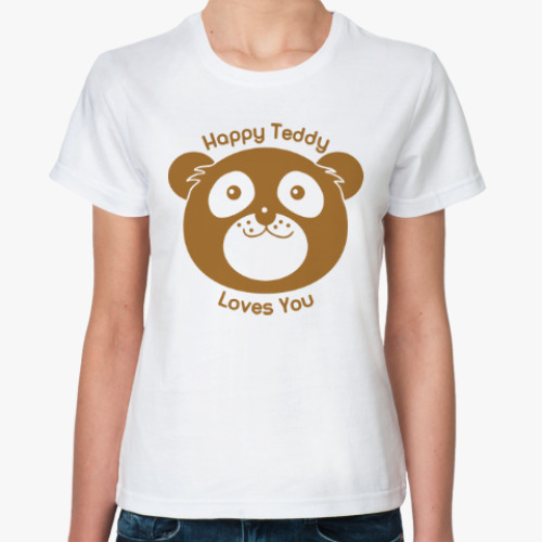 Классическая футболка Медведь Тедди