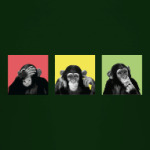 Трио обезьян