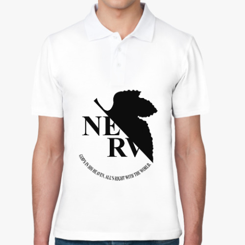 Рубашка поло Neon Genesis Evangelion NERV