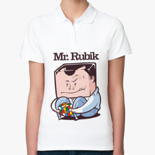 Женская рубашка поло Mr. Rubik | Кубик Рубика
