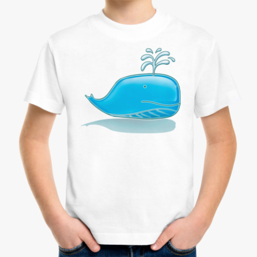 Детская футболка кит