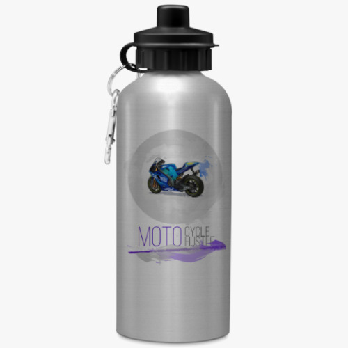 Спортивная бутылка/фляжка MOTO cycle hustle