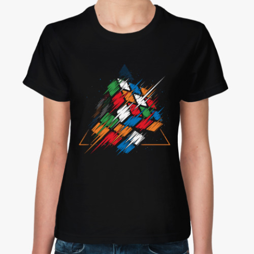 Женская футболка Кубик Рубика | Rubiks Cube
