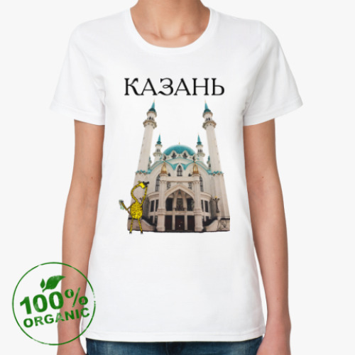 Женская футболка из органик-хлопка Казань