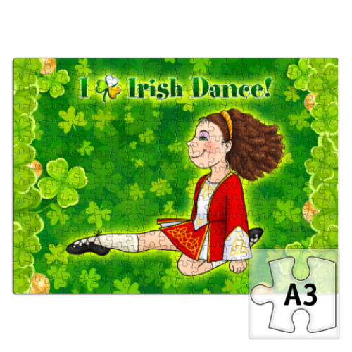 Пазл I love Irish dance