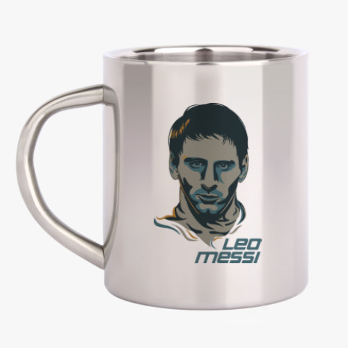 Кружка металлическая Leo Messi
