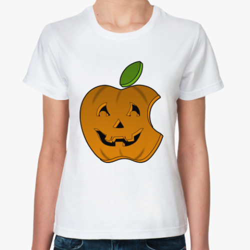 Классическая футболка Helloween Apple Жен