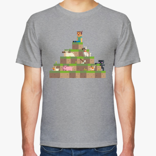 Футболка Вершина холма в Minecraft