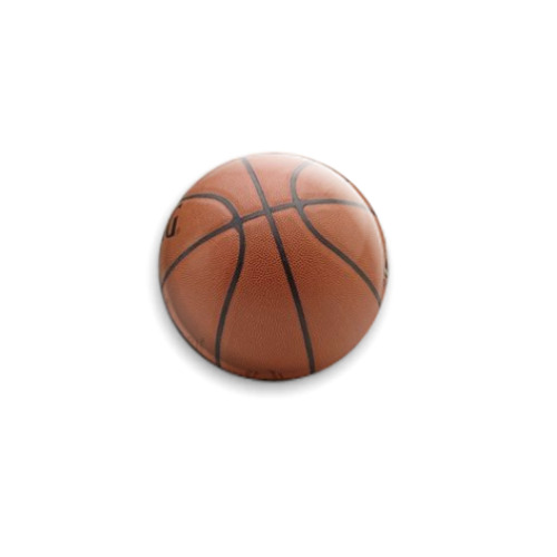 Значок 25мм Баскетбольный мяч