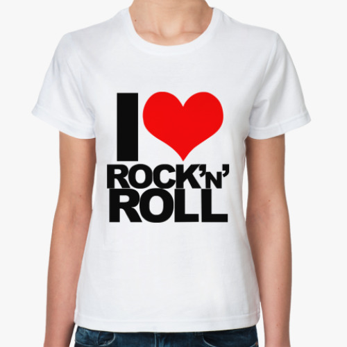 Классическая футболка  rock'n'roll
