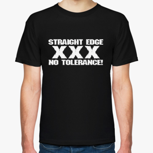 Футболка straight edge