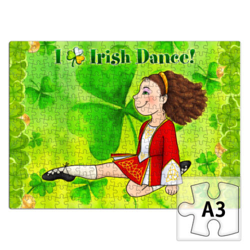 Пазл I love Irish dance
