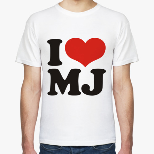 Футболка I Love MJ