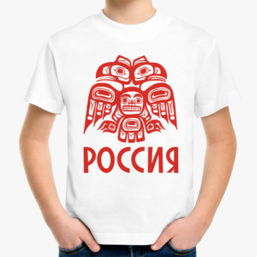 Детская футболка Россия. Орел.